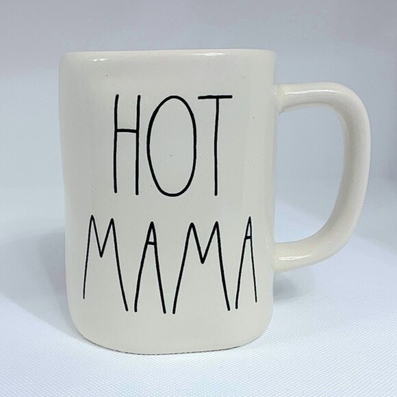 Rae Dunn Hot Mama Ceramic Mug‎ - Picture 1 of 6